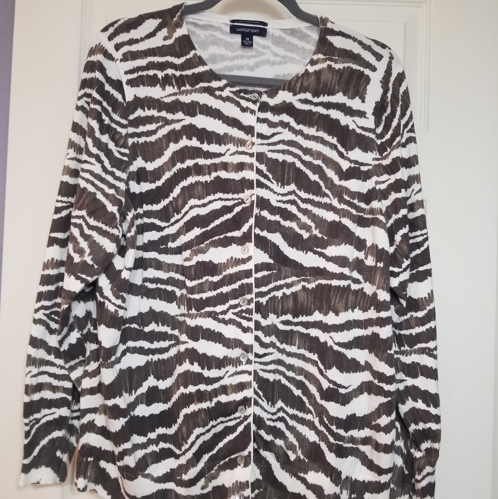 Lands End Cardigan